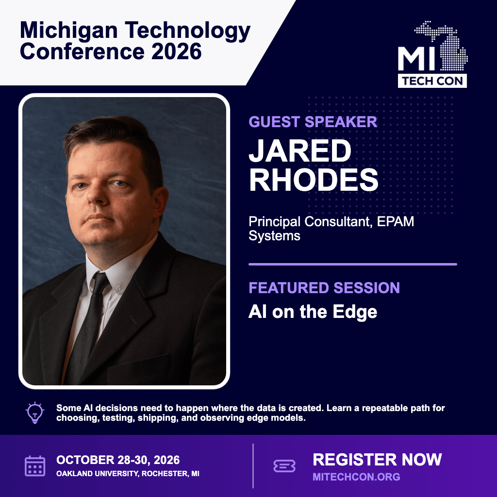 Social share image for AI on the Edge at MITechCon 2026