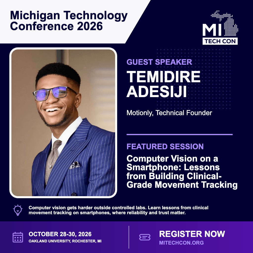 Social share image for Computer Vision on a Smartphone: Lessons from Building Clinical-Grade Movement Tracking at MITechCon 2026