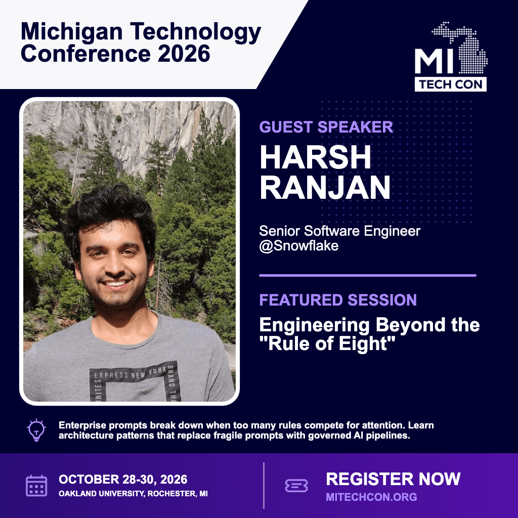 Social share image for Engineering Beyond the "Rule of Eight" at MITechCon 2026