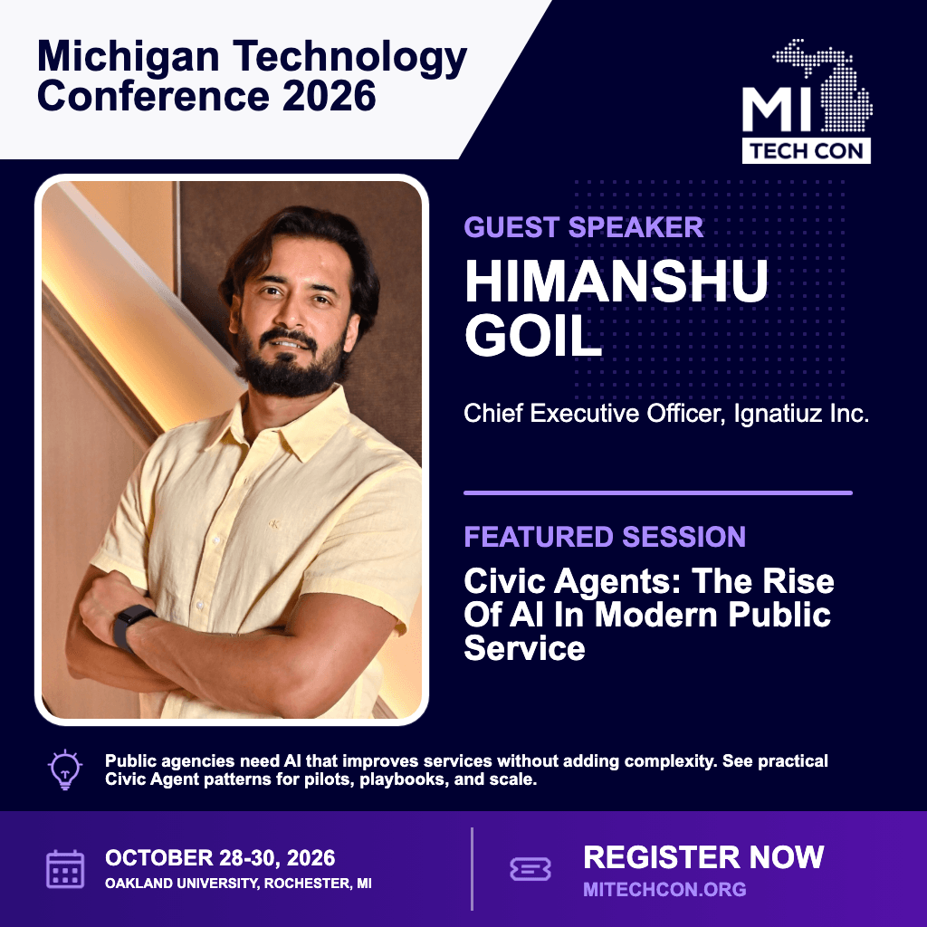 Social share image for Civic Agents: The Rise Of AI In Modern Public Service at MITechCon 2026