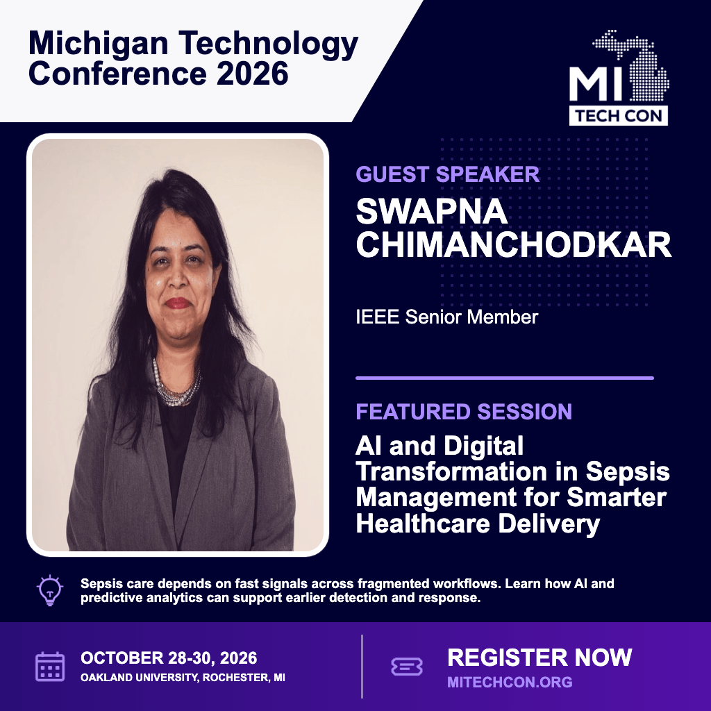 Social share image for AI and Digital Transformation in Sepsis Management for Smarter Healthcare Delivery at MITechCon 2026