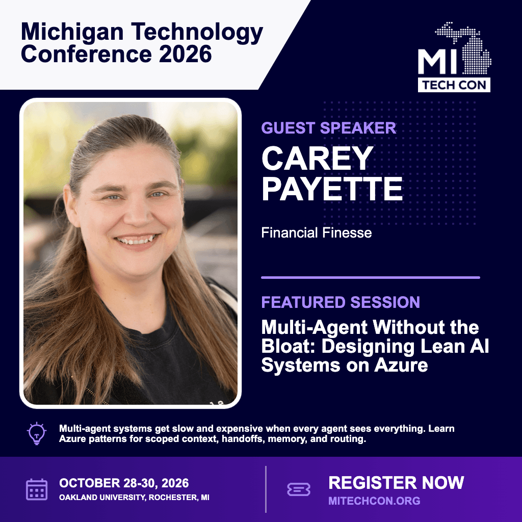 Social share image for Multi-Agent Without the Bloat: Designing Lean AI Systems on Azure at MITechCon 2026